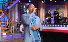 Will Smith Perfoming Summertime  On “The Late Show”